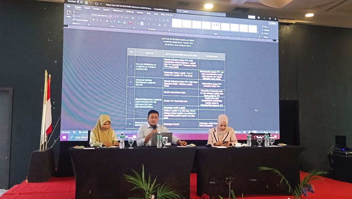 Rapat Evaluasi Pengawasan Pengadaan Logistik Pilkada Tahun 2024