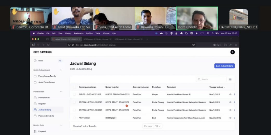 Sosialisasi Fitur Layanan Informasi Penelusuran Permohonan Sengketa
