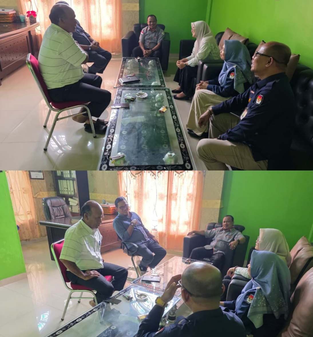 Kunjungan KPU Rohul terkait Coktas