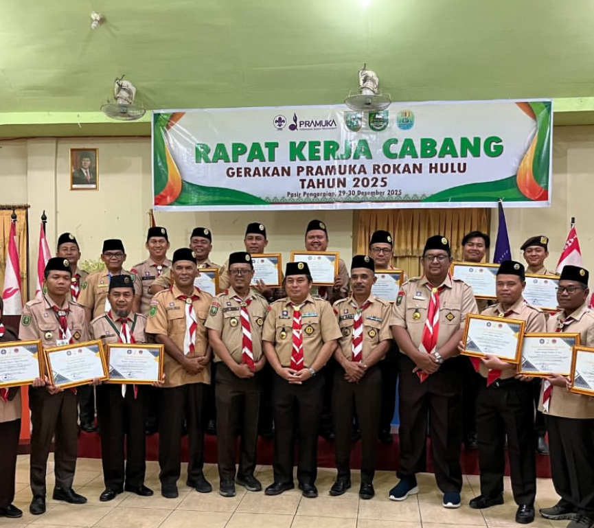 Rapat Kerja Cabang Gerakan Pramuka Rokan Hulu Tahun 2025