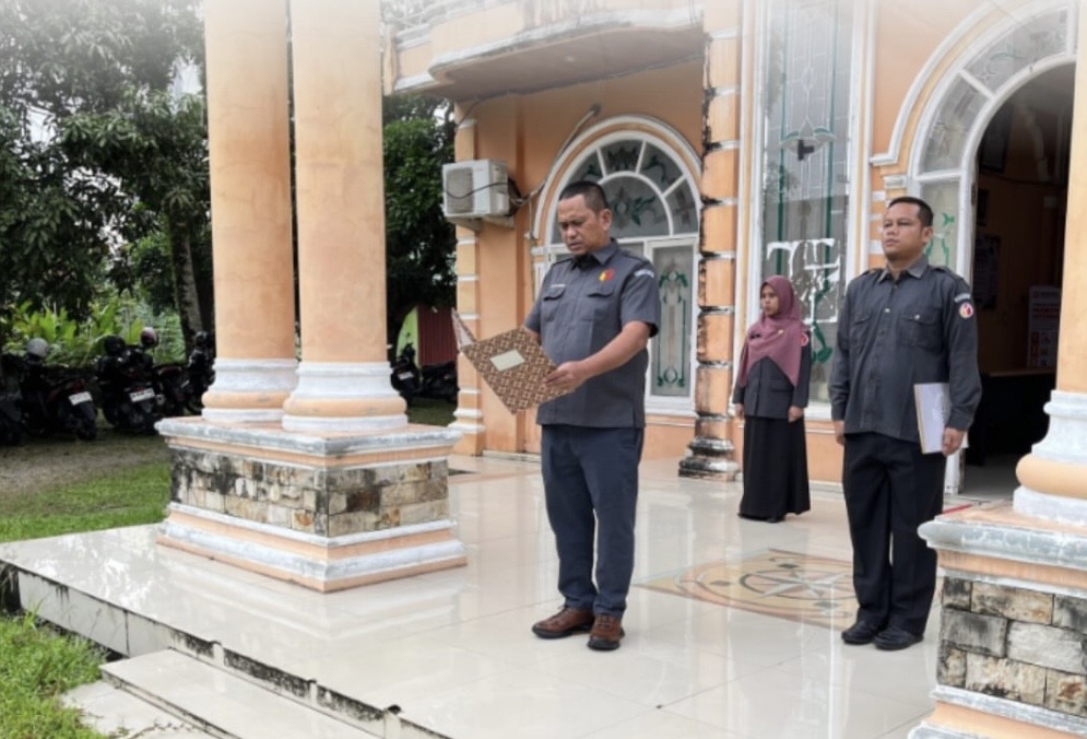 Ketua Bawaslu Rohul Pimpin Apel