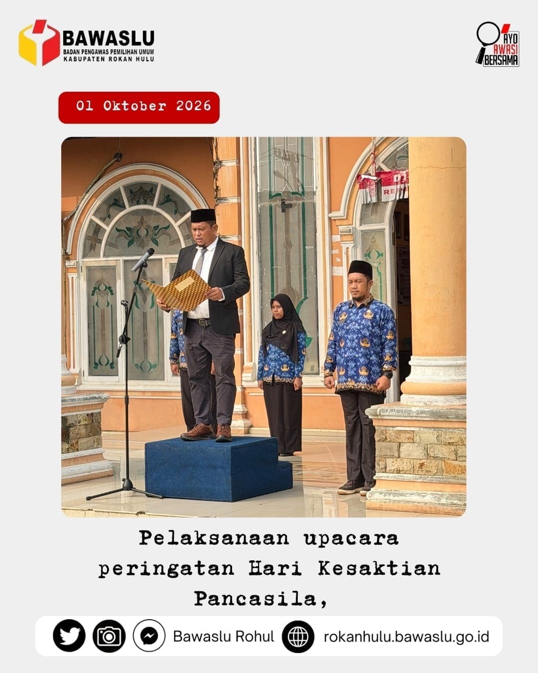 Peringatan Hari Kesaktian Pancasila Tahun 2026