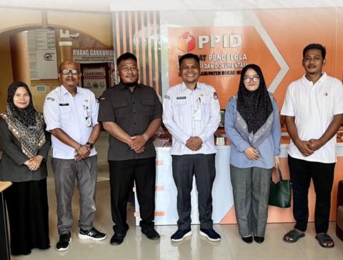 Kunjungan KPU Rohul ke Bawaslu
