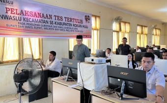 Tes Tertulis Calon Anggota Panwaslu Kecamatan