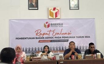 Rapat Evaluasi Pembentukan Badan Ad Hoc pada Pemilihan Tahun 2024