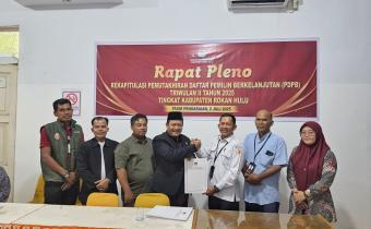 Rapat Pleno Terbuka Pemutakhiran Data Pemilih Berkelanjutan Triwulan II Tahun 2025