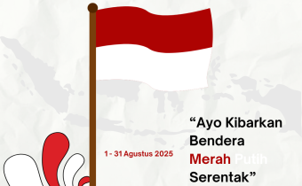 Bawaslu Rohul Ajak Masyarakat Kibarkan Bendera Merah Putih Sepanjang Bulan Agustus