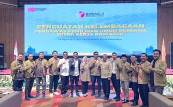 Penguatan Kelembagaan bersama Mitra Kerja Bawaslu