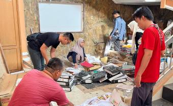 Gotong royong Bawaslu Rohul